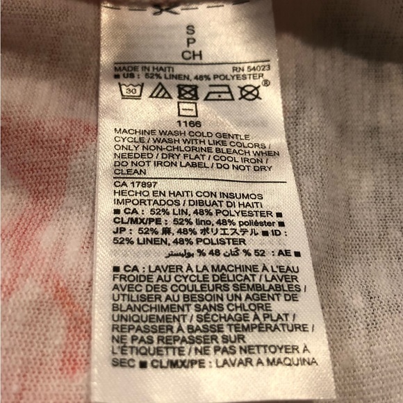 NWOT Old Navy Coral Pattern Tank - Picture 5 of 5